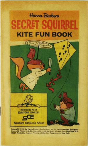 Secret Squirrel Kite Fun Book