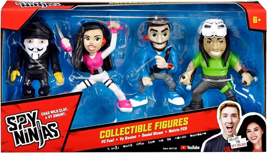 Spy Ninjas Collectible Figure 4-Pack with Vy