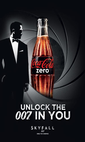 Skyfall 007 Coca Cola Zero Set