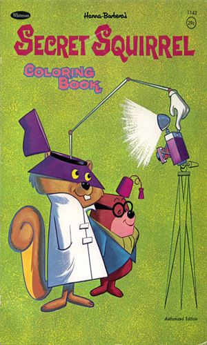 Hanna-Barbera's Secret Squirrel Coloring Book